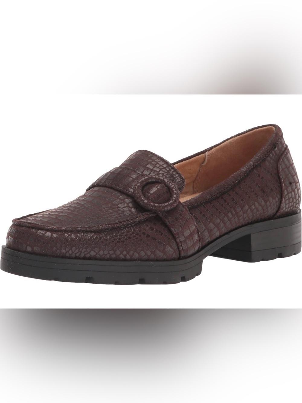 🌺LIFE STRIDE LOLLY BROWN LEATHER LOAFER SIZE 8.5🌺